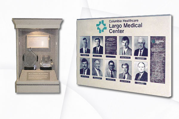 Display Design - Largo Medical Center displays