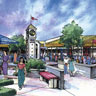 elementary school courtyard rendering